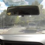 revisar espejos retrovisores en el examen práctico de conducir
